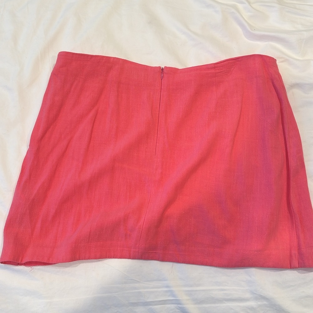 ASOS linen wrap front mini skirt - Picture 6 of 6